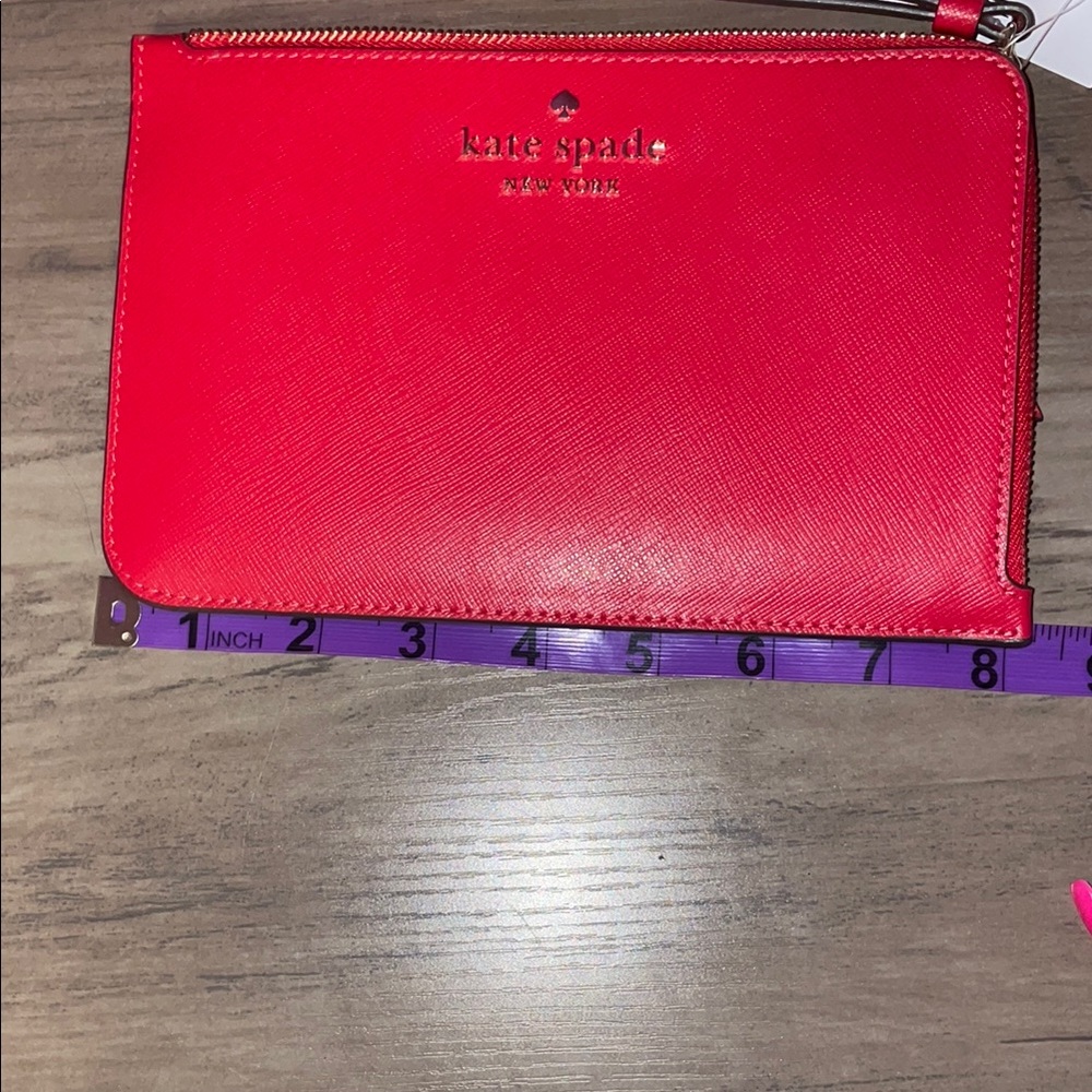 Kate Spade Red Clutch - Picture 9 of 10